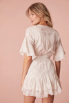 LoveShackFancy - Calamina Lace Mini dress - Bright White