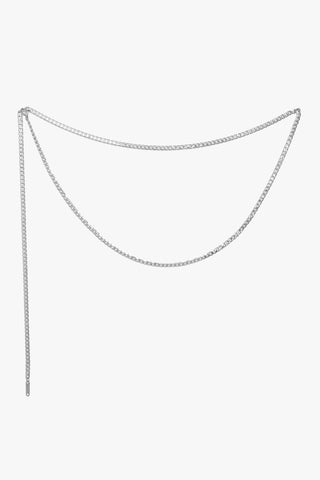 Julietta - Pearl Drop Necklace - Silver