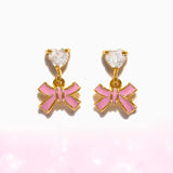 Girls Crew - Love Letter Earrings - Gold