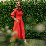 SIMKHAI - Jazz Dress - Fiery Red