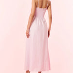 Spaghetti strap linella midi dress 