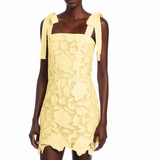 Butter Cream (yellow) lace mini dress 