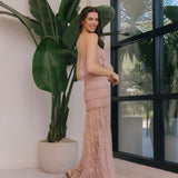 LoveShackFancy - Sandy Lace Dress - Dusty Pink