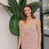 LoveShackFancy - Sandy Lace Dress - Dusty Pink