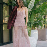 LoveShackFancy - Sandy Lace Dress - Dusty Pink