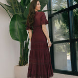 LoveShackFancy - Marlowe Maxi Dress - Spiced Berry
