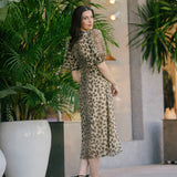 Sea New York - CLAUDE PRINT MIDI DRESS - Cream