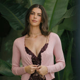 LoveShackFancy - Martti Cardigan - Fawn Pink