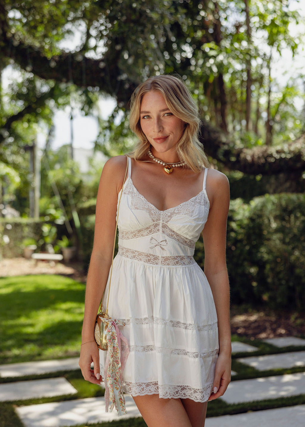LoveShackFancy - Zima Dress - Optic White