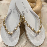 Mystique - Blakely Flip Flop - Beige / Pearl