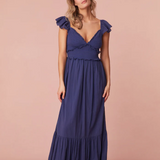 LoveShackFancy - Katina Smocked Maxi Dress - Midnight