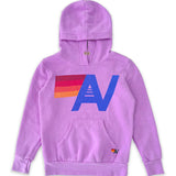 Aviator Nation - Logo Kids Pullover Hoodie - Neon Purple