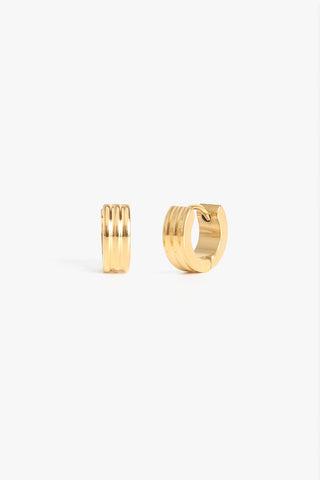 Marrin Costello Jewelry - Stevie Hoops - Gold