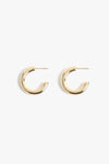 Marrin Costello Jewelry - Audrey Diamond Huggies - Gold