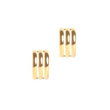 Marrin Costello Jewelry - Petra Hoops - Gold