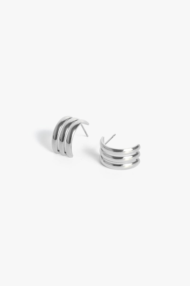 Marrin Costello Jewelry - Petra Hoops - Silver