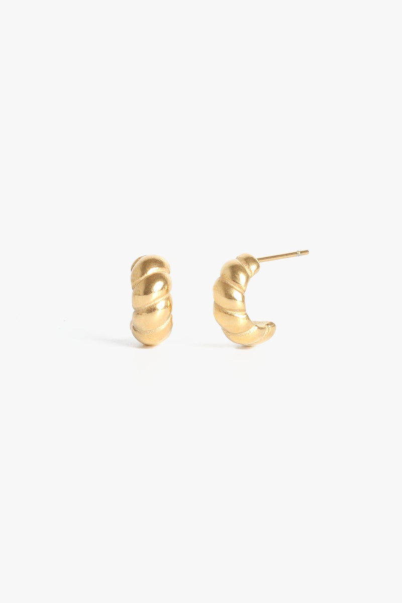 Marrin Costello Jewelry - Halle Huggies - Gold