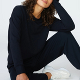 Stateside - Softest Fleece Crewneck Sweatshirt - Black