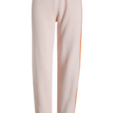 front view flat lay of light pink womens sweatpants
