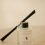 Sunni Spencer - Clear Reed Diffuser - Black Sand