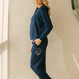 Sunni Spencer - Soft Shell Jogger - Navy Ocean