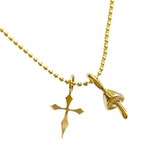 Rebecca Pinto Jewelry - Cross Charm - 14K Gold