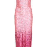 LoveShackFancy - Stasia Sequined Midi Dress - Pink Ombre