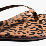 TKEES - Studio Exotic Print Flip Flops - Cheetah