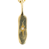 Rebecca Pinto Jewelry - North Star Oval Charm - 14K Gold