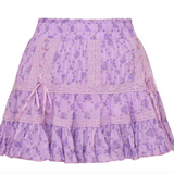 LoveShackFancy - Trevina Skirt - Lilac Dream