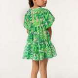 Poupette St. Barth - Kids Mini Dress Aria - Green Jengel