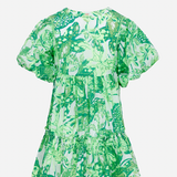 Poupette St. Barth - Kids Mini Dress Aria - Green Jengel