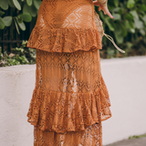 PatBo - Lace Beach Skirt - Pine