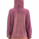 Aviator Nation - Vintage Logo Relaxed Pullover Hoodie - Faded Berry