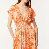 Poupette St. Barth - Mini Dress Cecile - Orange Jengel