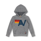 Aviator Nation - Logo Kids Pullover Hoodie - Heather Grey