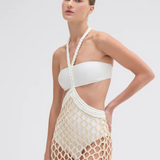 PatBo - Beaded Beach Dress - Off White