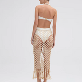 PatBo - Beaded Beach Dress - Off White