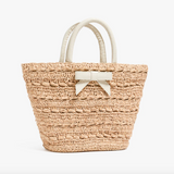 Pamela Munson - Petite Bow Tote - Off White