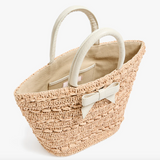 Pamela Munson - Petite Bow Tote - Off White