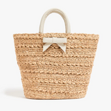 Pamela Munson - The Bow Tote - Off White