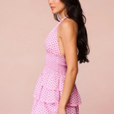 LoveShackFancy - Deanna Halter Dress - Classic Pink