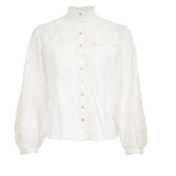 LoveShackFancy - Ronda Top - Antique White