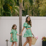 Poupette St. Barth - Mini Dress Chantal - Green Jengel