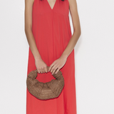 SIMONMILLER - Nava Poplin Midi Dress - Cherry Red