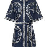 Alémais - Oceane Mini Dress - Navy