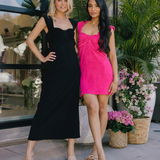 Sunni Spencer EveryWEAR Towel - The Capri Cap Maxi Dress - Black