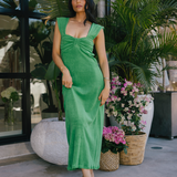 Sunni Spencer EveryWEAR Towel - The Capri Cap Maxi Dress - Palm