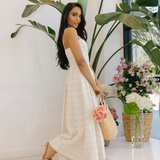 SIMKHAI - Kittiya Midi Dress - Sand Multi