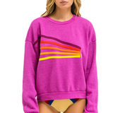 Aviator Nation - Daydream Crew Sweatshirt Relaxed - Magenta